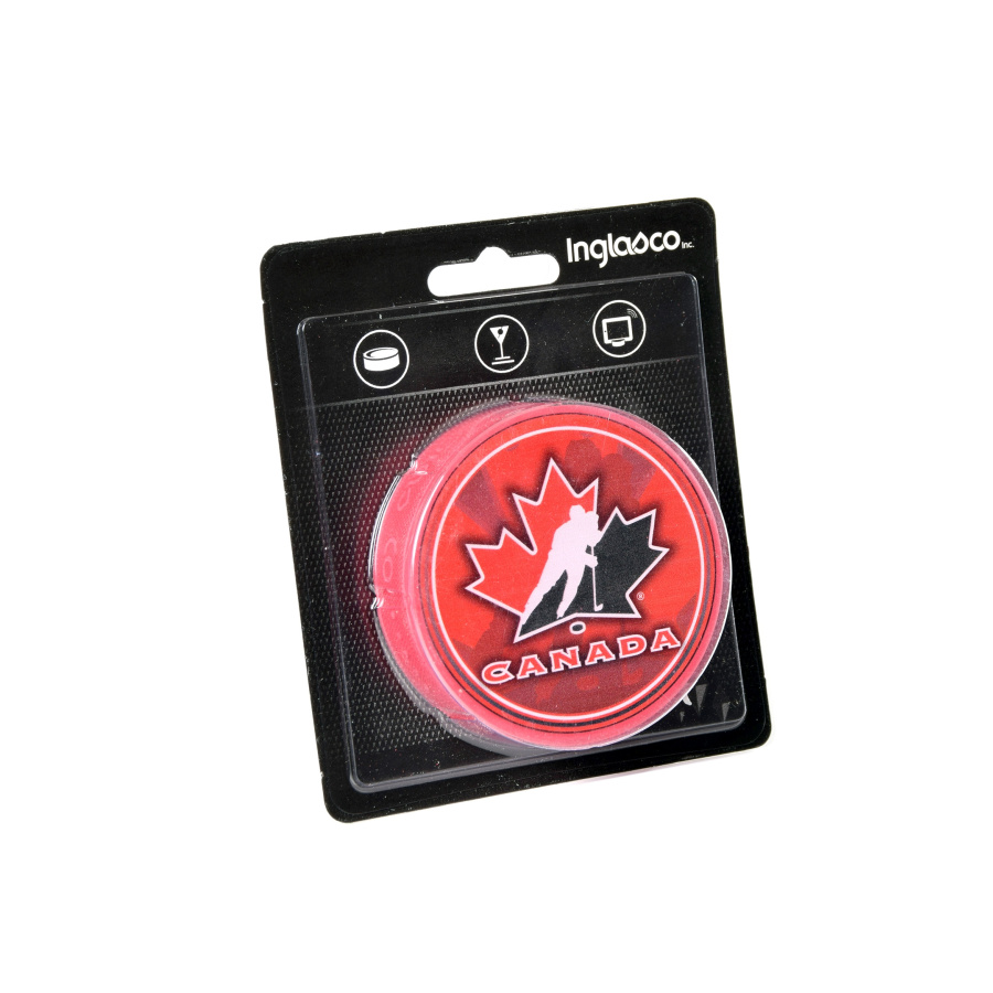INGLASCO NHL RED SHADOW PUCK BLISTER CANADA